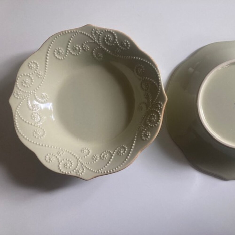 Lenox French Perle 10 Inch Serving Bowl: Pistachio